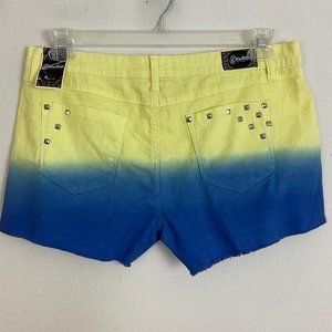 Vintage 90s Women Daywash Cotton Short Jeans with Snap Metal